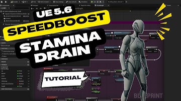 UE 5 6 Blueprint Tutorial Speed Boost and Stamina Drain Collectable