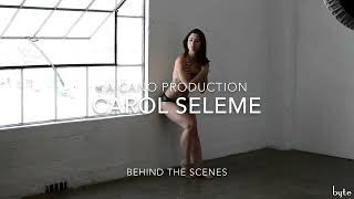 Sexy Carol Seleme photoshoot behind the scenes