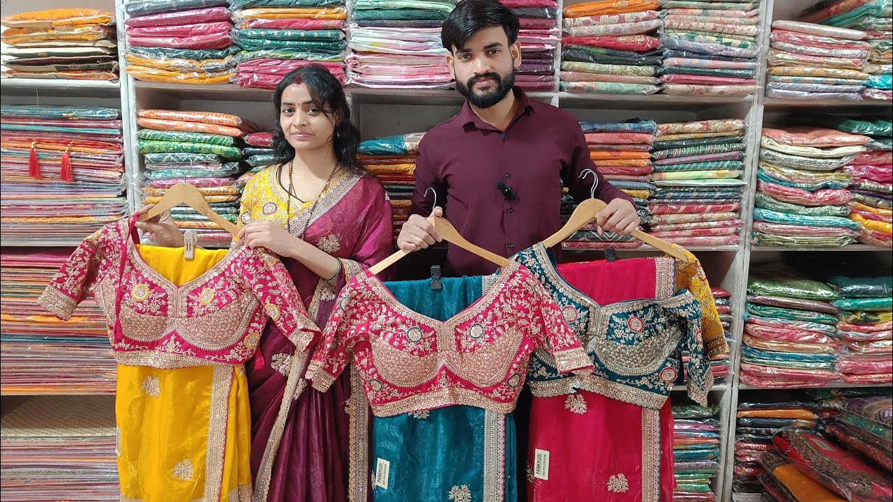 Readymade blouse Saree || रेडीमेड blouse वाली साड़ी Booking no.9310827219 and Rs.2350/-