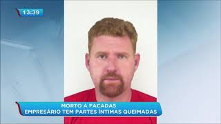 Virilha masculina facada na da região