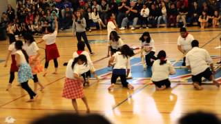 Filipino club Performing for Multi cultural Assembly at Kent Meridian