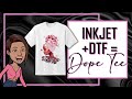 How to make a dtf graphic tee with an inkjet printer