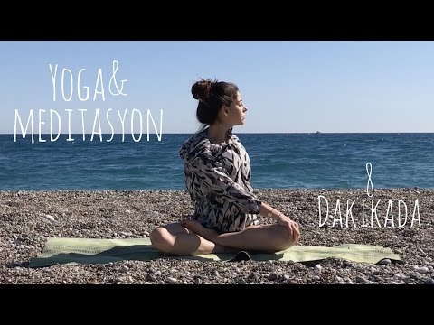 Yeni Başlayanlar için Yoga ve Meditasyon ♥ Rahatlamak için 8 dakika - her yerde yapabilirsiniz!