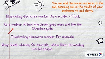 Discourse markers