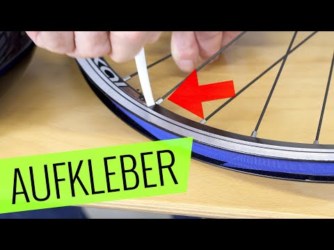 Video: Aufkleber vom Fahrrad entfernen – wikiHow