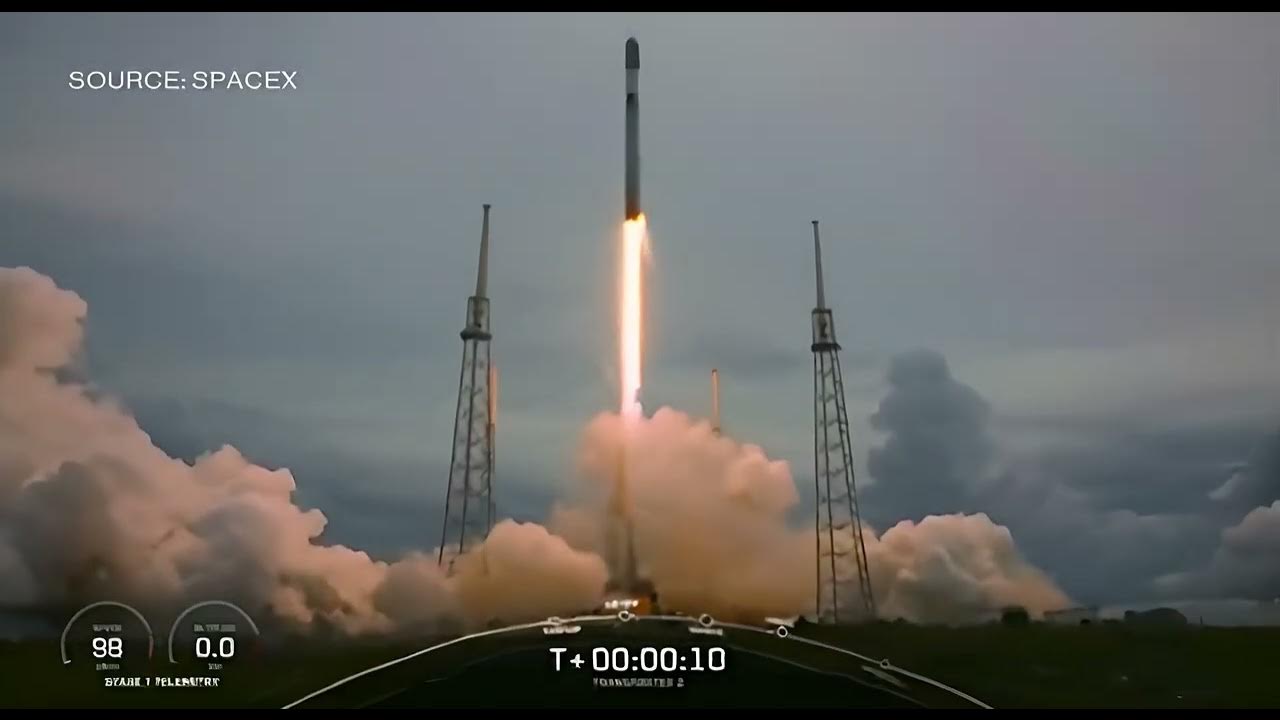 SpaceX landing converted into AI Video #ai #aigenerated #spacex #