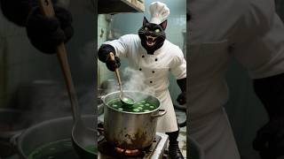 A Brave Kitten Discovers Evidence Of A Black Cats Crime