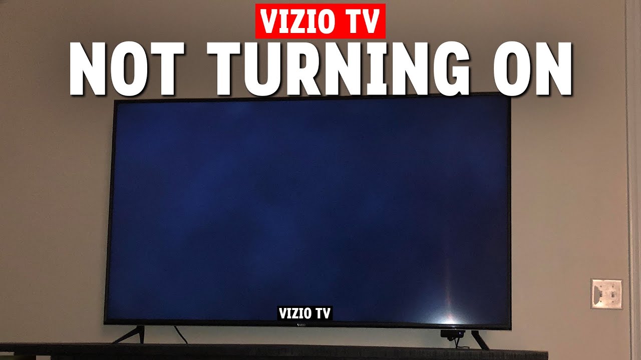 Vizio TV Not Turning On Fix | Black Screen & Blinking Power Light