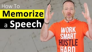 Memorizing a Speech  How To Memorize Your Speech with Memory Training