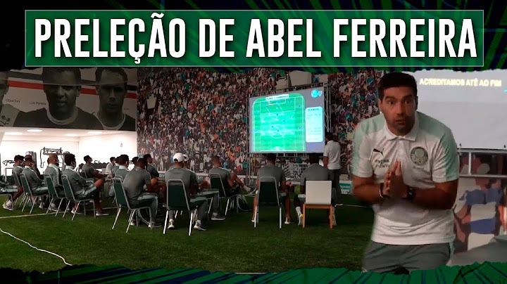 EXCLUSIVO: Veja como é a preleção de Abel Ferreira antes de um jogo do Palmeiras