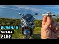 Suzuki burgman 400  spark plug change 20072016  mitchs scooter stuff