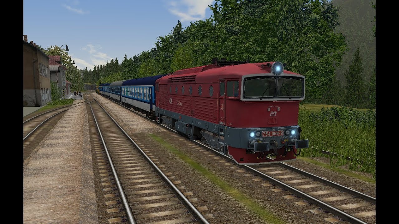 Microsoft Train Simulator - trať 183 | R 775 Železná Ruda-Alžbětín - Klatovy Ep. 1