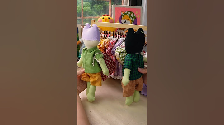 Thử làm mũ trùm đầu cho bé ếch bông Tiệm Tạp Hoá Nhà May #diy #handmade #doll