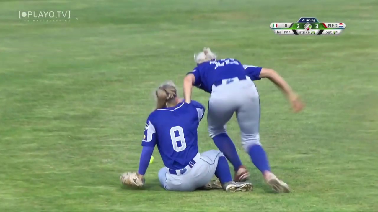 Women's Softball Highlights WBSC Europe Super6 Italy v. Netherlands