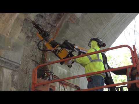 PAM Ove from RNP Industries Concrete Chipping, Hydro demolition Parking Garage Tunnel Cuilvert Bri