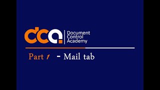 Session 3 - Part 1/3 Mail Tab
