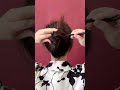Messy bun hack slow motion hair hairstyle hairtutorial
