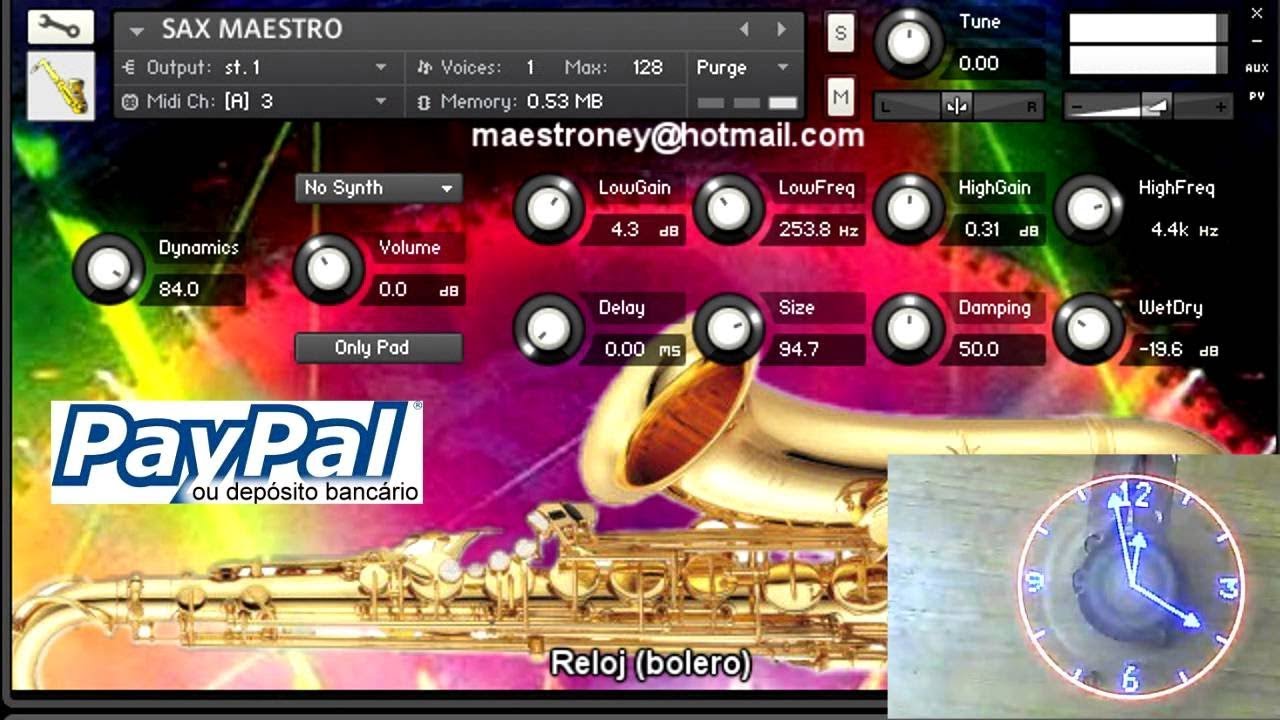 DESCARGA SAXO PARA KONTAKT GRATIS 2018 YouTube