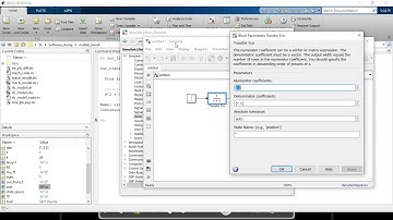 Simulating the extracted transfer function