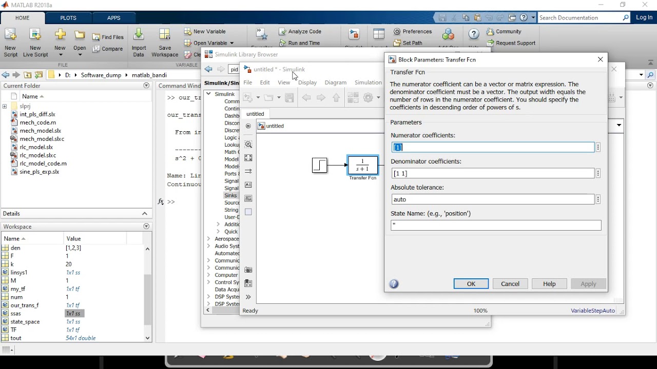Simulating the extracted transfer function - YouTube