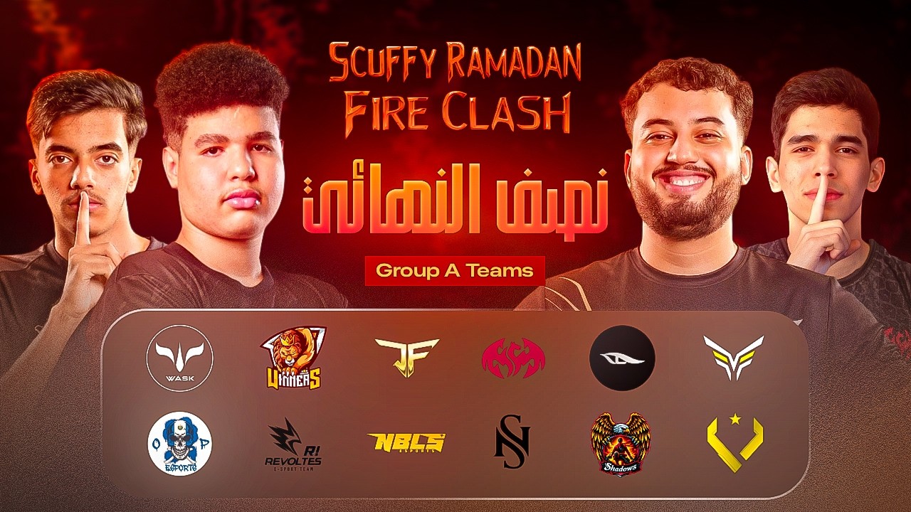 🔴 LIVE | Scuffy Ramadan Fire Clash – SEMI FINAL 1 🔥 Free Fire Tournament