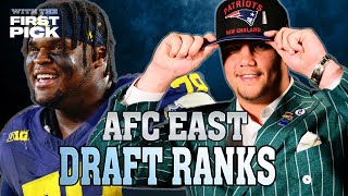 Ranking EVERY AFC East 2025 NFL Draft Class: Bills, Patriots, Jets, Dolphins Draft Analysis