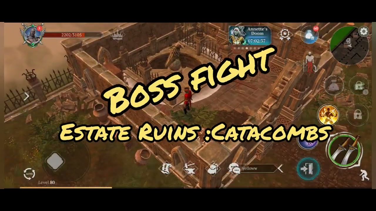 Estate Ruins Catacombs Boss Fight Best Way To