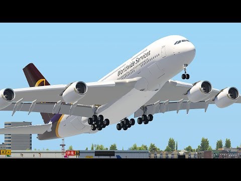 Giant A380 Take Off I X-Plane 11