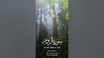 سورة الروم كامله للشيخ عبد السلام العابيدي