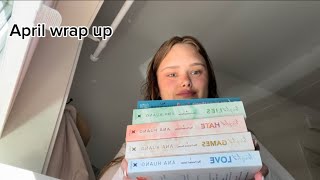 ￼ April wrap up  of books I read📖￼