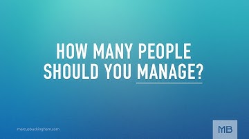 How Many People Should You Manage?