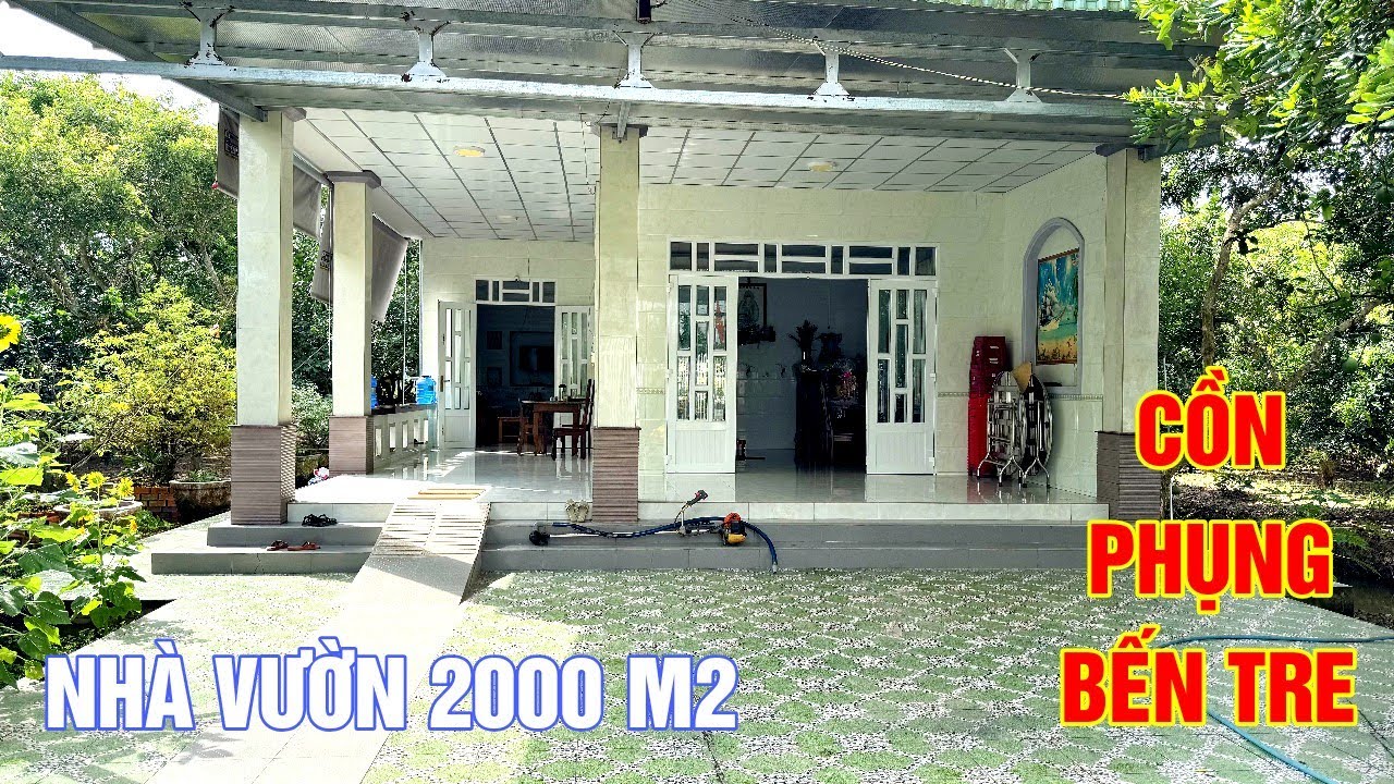 NHÀ VƯỜN NGHĨ DƯỠNG KHU DU LỊCH CỒN PHỤNG BẾN TRE