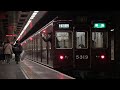 【4K60p】戦前から続く地下ホーム！阪急・大宮駅にて 電車到着・出発・通過シーン [ 阪急3300系・1300系・8300系・7300系・9300系・5300系 ]