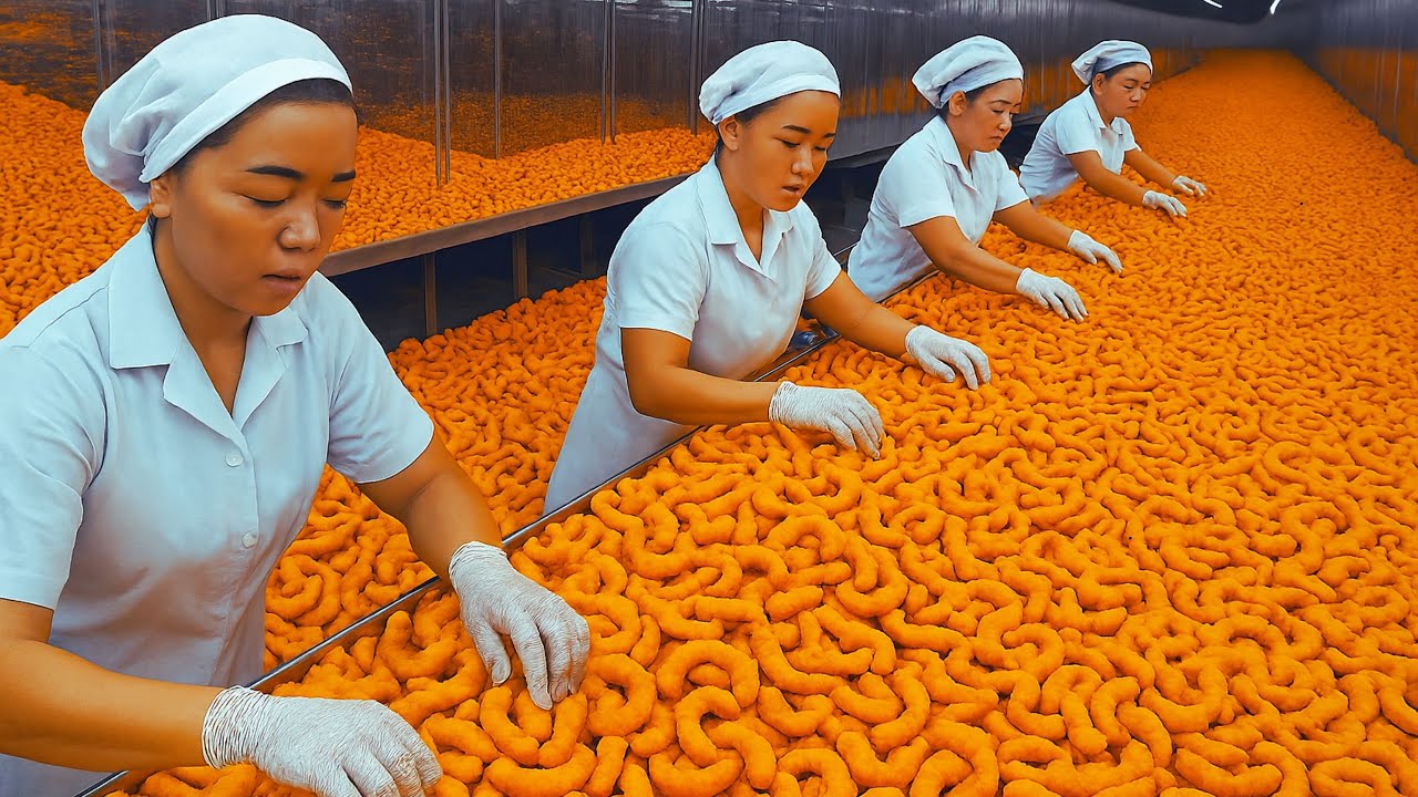 Como Milhões De CHEETOS  são feitos em uma Fábrica?  - curiosidades