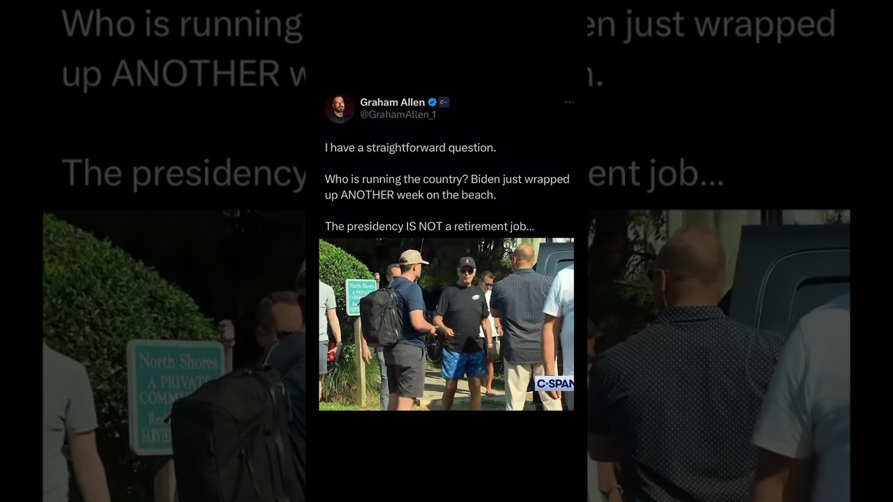 Joe Biden ends yet ANOTHER week of vacation… who is running the country??