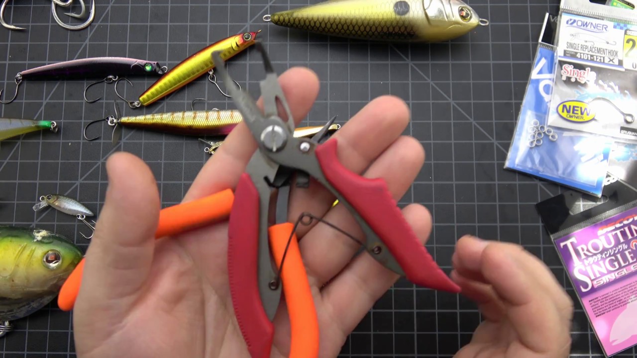 Texas Tackle vs Mustad KVD split ring pliers 