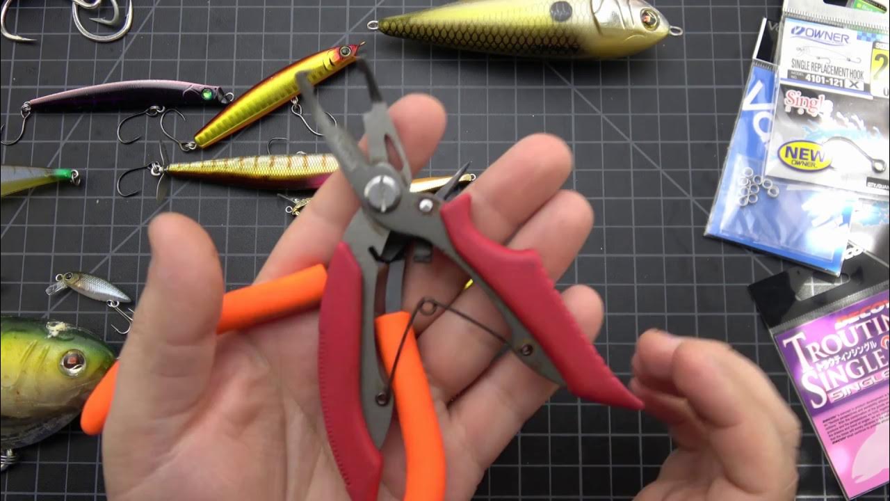 Texas Tackle vs Mustad KVD split ring pliers 