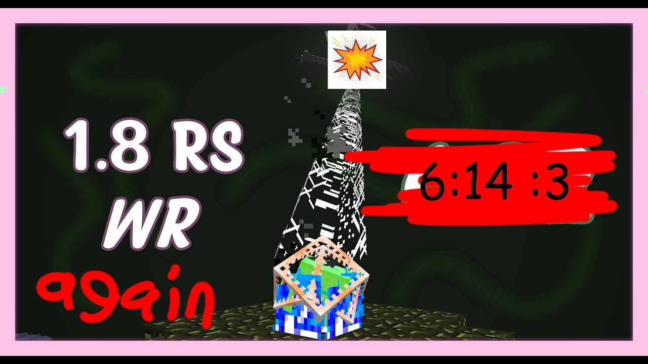 Minecraft Pre 1.9 (External) Random Seed WR AGAIN - YouTube