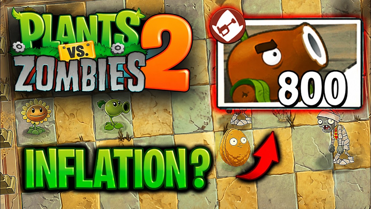 PvZ2 But Every Single Plant Costs Double the Sun ⬆️☠️