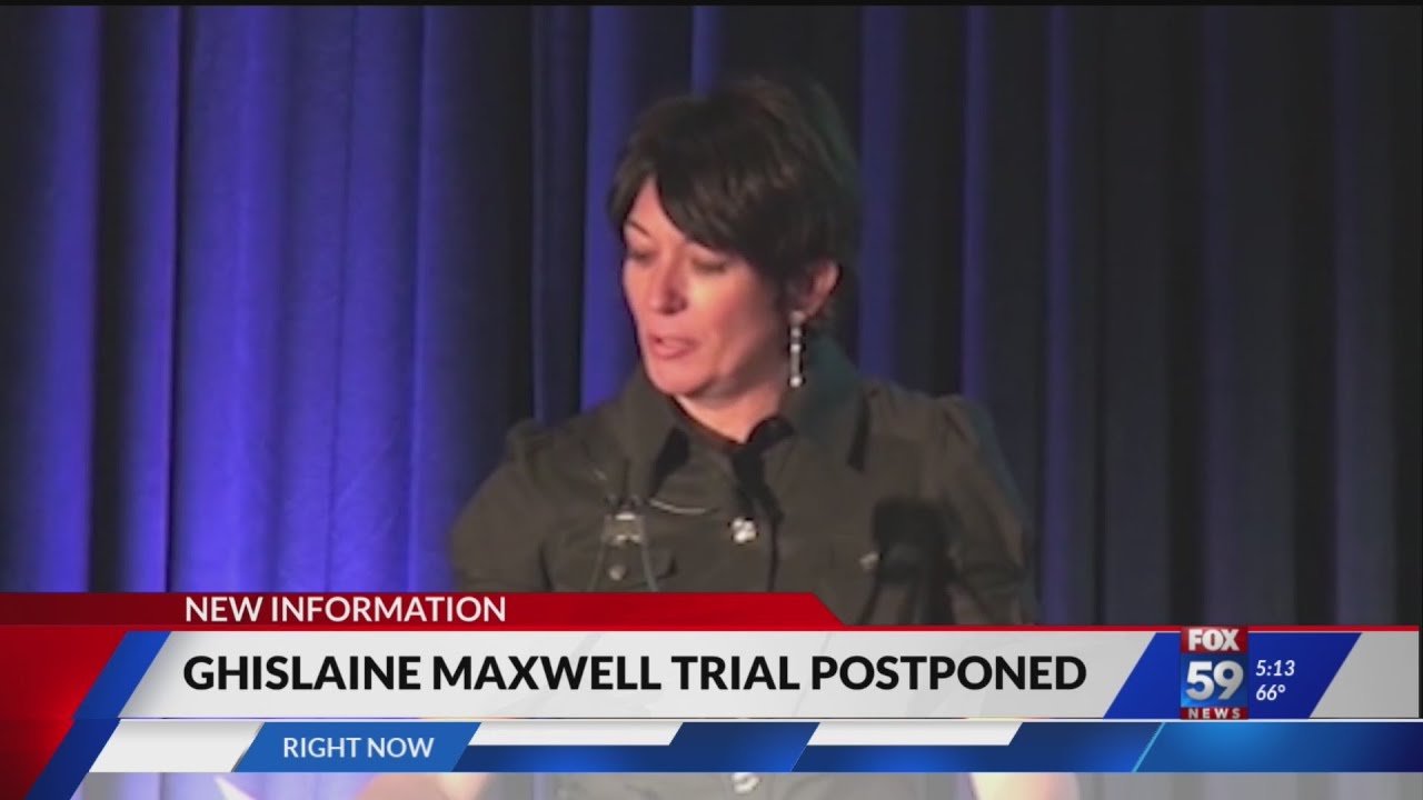 Ghislaine Maxell trial postponed