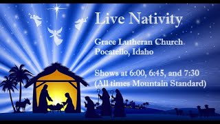 LIVE NATIVITY - Grace Lutheran Church - December 16, 2020