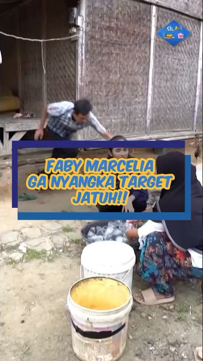 FABY MARCELIA KAGET MALAH JATOH #shortviral #uangkaget