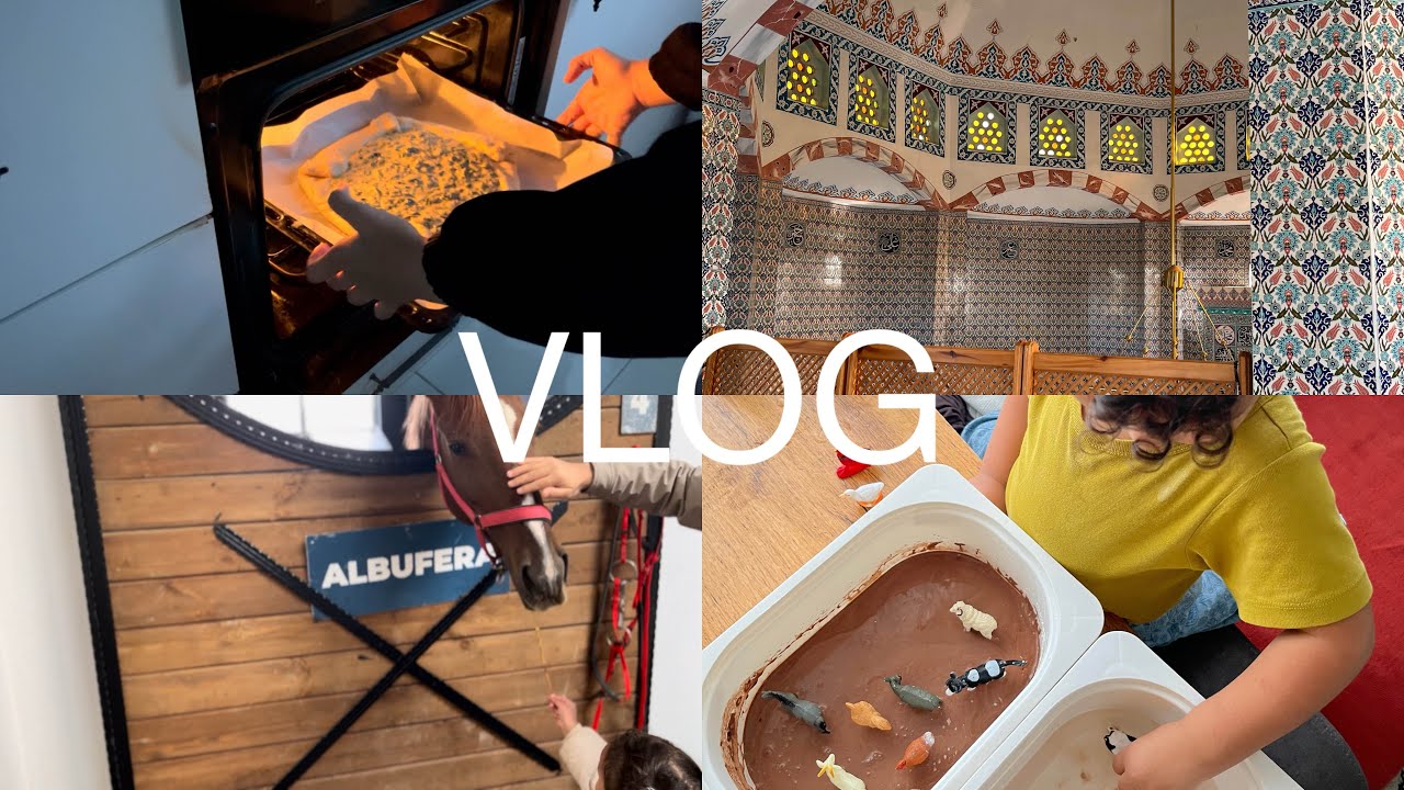SESSİZ VLOG , Ispanaklı Kiş 🥬, Montessori etkinlikleri 🧑‍🧒‍🧒,Sakin huzurlu bi gezinti🐎 #sessizvlog 