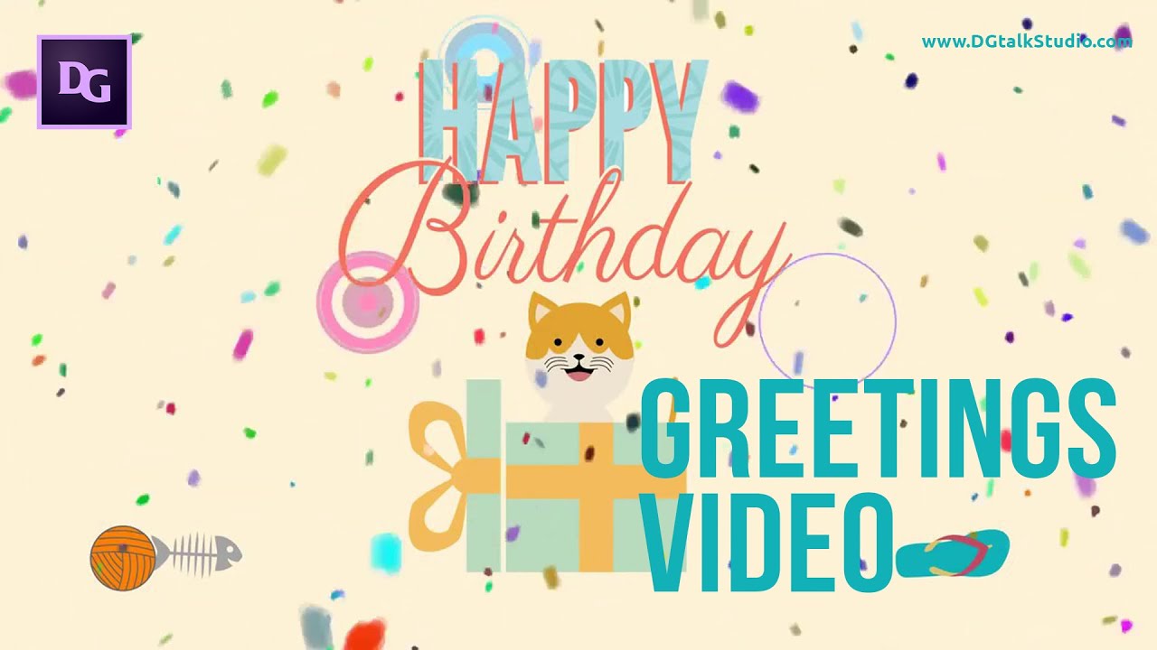 Greetings Video (Birthday Sample) YouTube