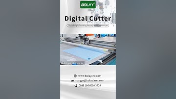 automatic cloth cutting machines | Oscillating knife cutting fabric