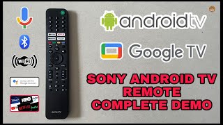 How to Use Sony Android Tv Remote || Complete Demo || Google Tv Demo  || Google Assistant Demo screenshot 5