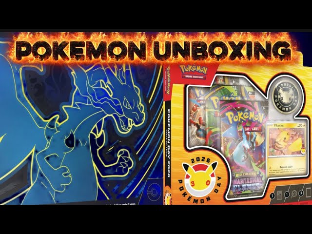 INSANE 2026 POKÉMON DAY BOX! 🔥 RAREST CHARIZARD PULL?! - YouTube