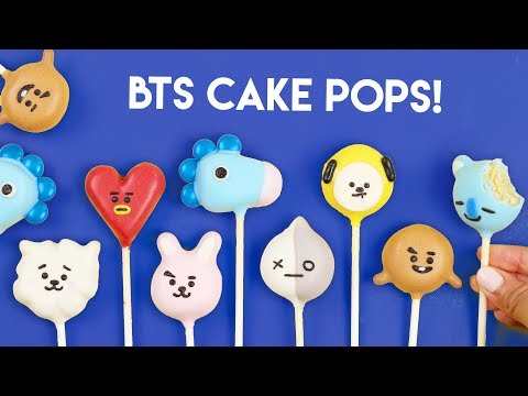 How to Make BTS / BT21 Cake Pops!