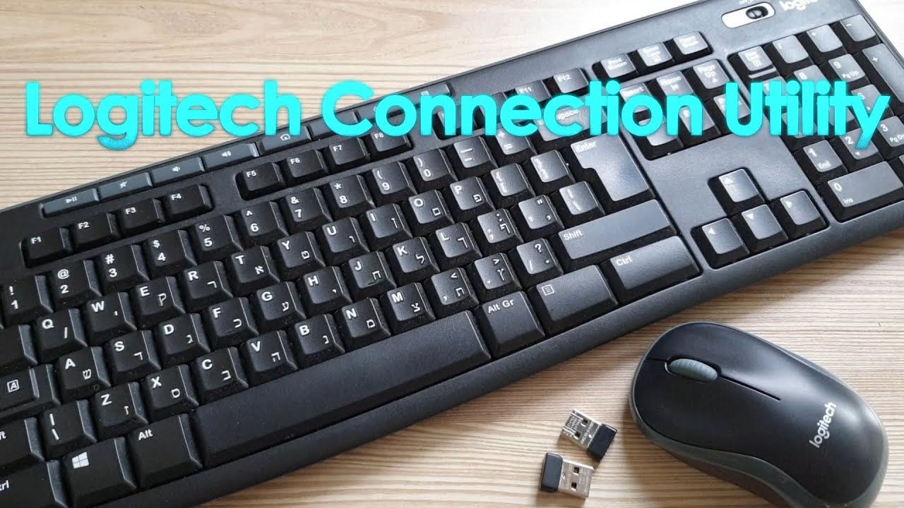 Re-Program your keyboard & mouse receiver with Logitech Utility - YouTube