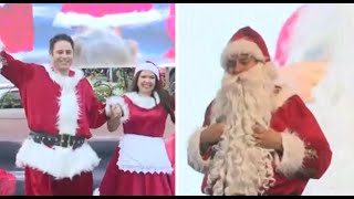 El Vicepresidente Se Vistió De Papá Noel En Santa Cruz